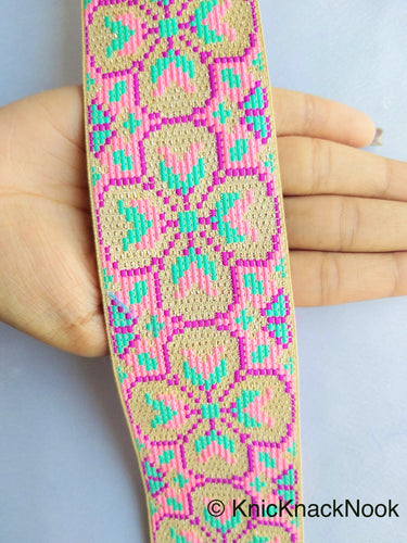 Wholesale Metallic Floral Trim, Indian Border, Sari Trim